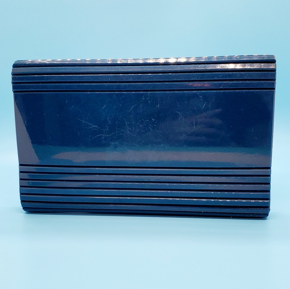 Bcbgeneration Dark Teal Green Snap Shut Clutch Nw… - image 7